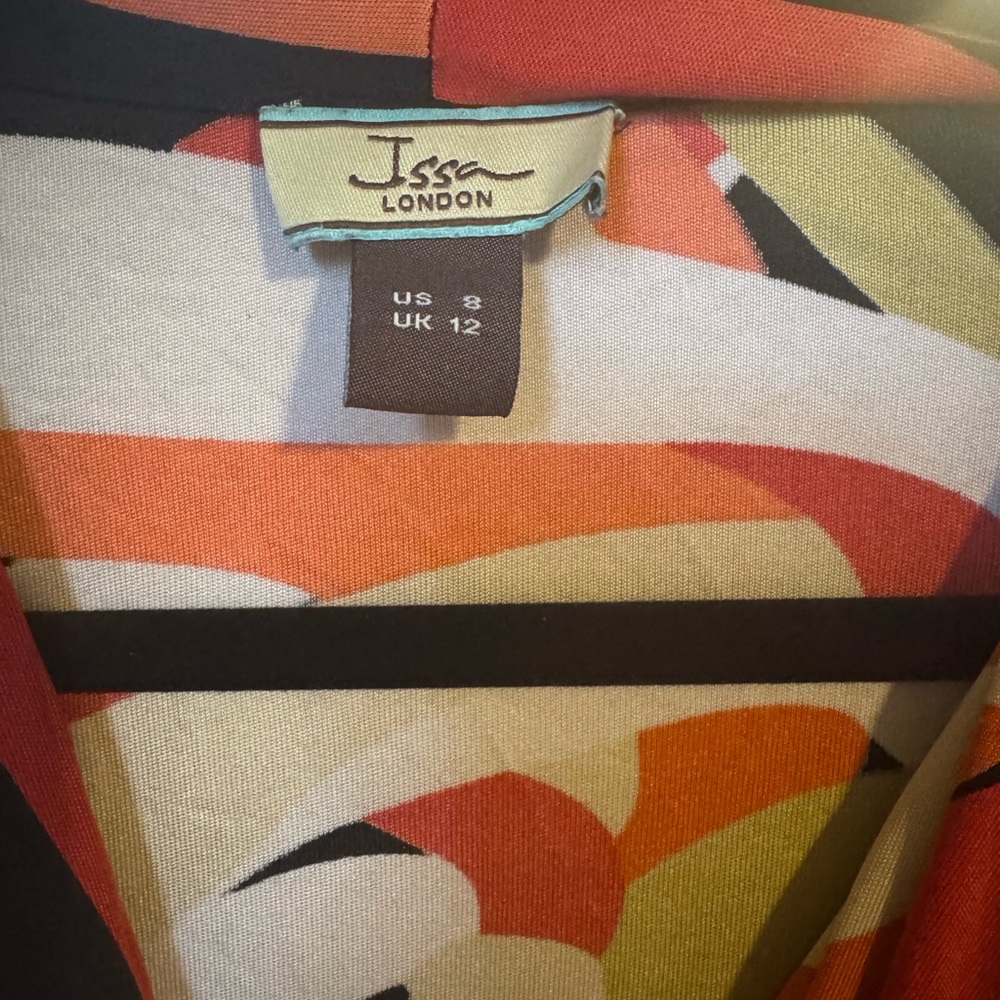 Issa London Multicolor Abstract Dress - Picture 2 of 2